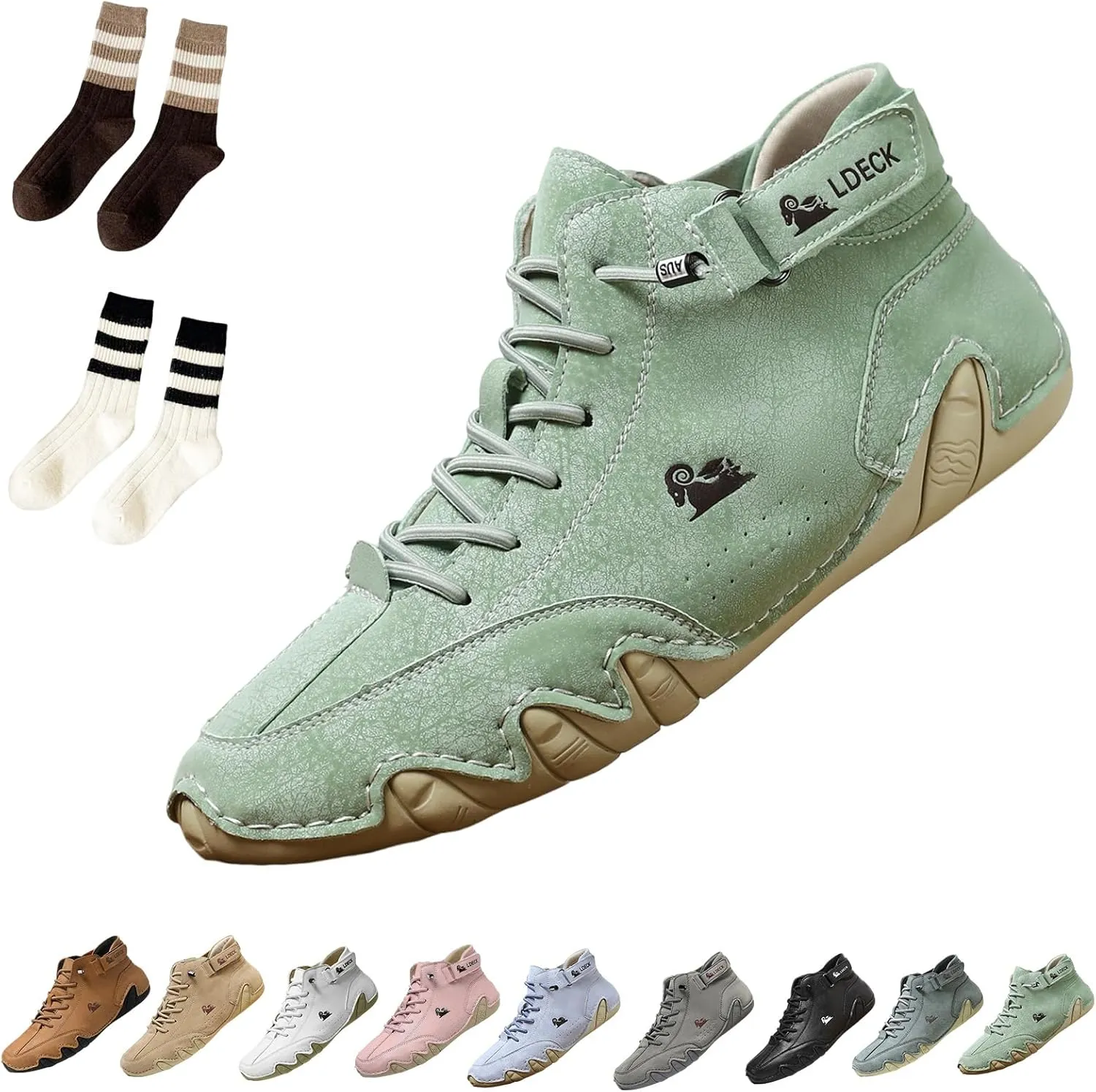 Vogany Shoes Women, Vogany Shoes Orthopedic Sneakers, Lightweight Unisex Outdoor for Hiking Camping & Driving All Season High Top Boots Arch Support