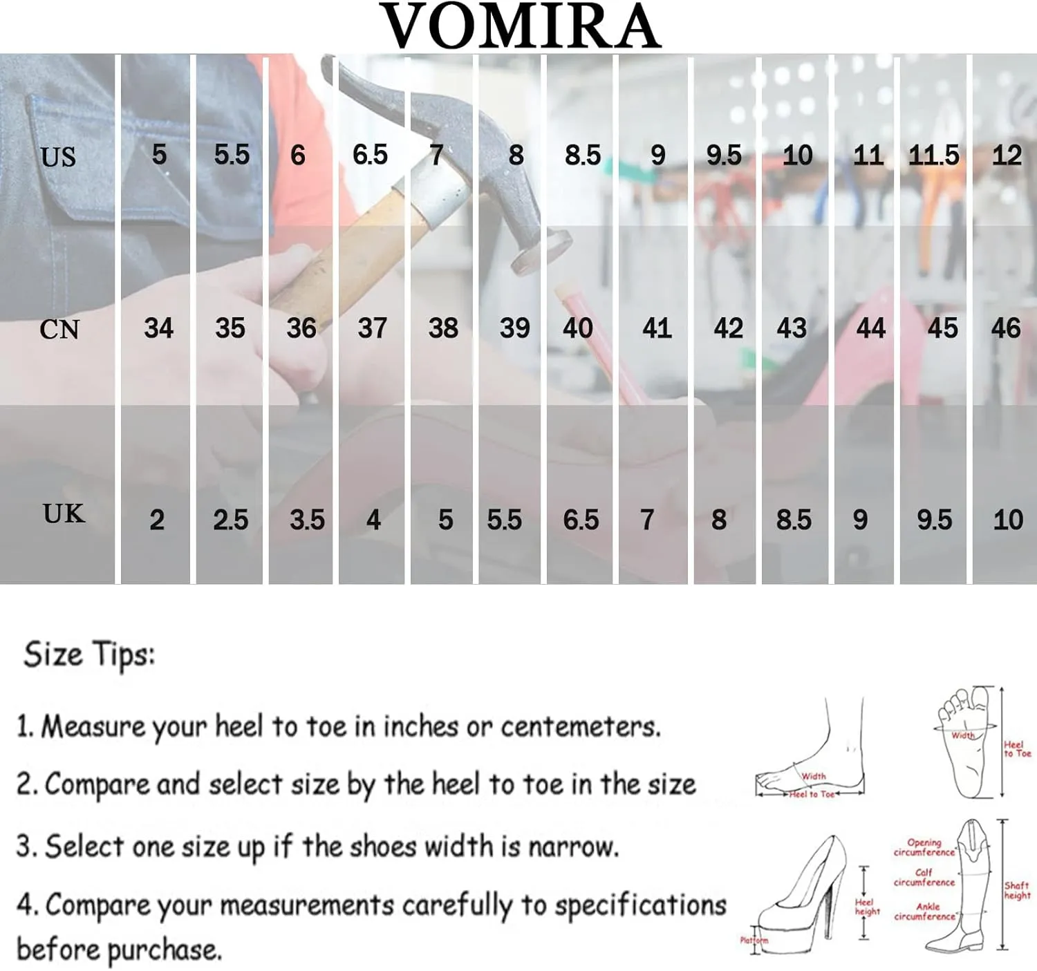 VOMIRA Ankle Boots for Women Chunky High Heel Sqaure Toe Side Zipper Pu Leather Stretch Boots Platform GoGo boots