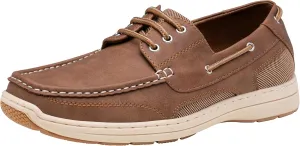 Vostey Men's Loafers & Slip-ons 3-Eye Boat Shoes Men Comfortable Casual Loafers for Men