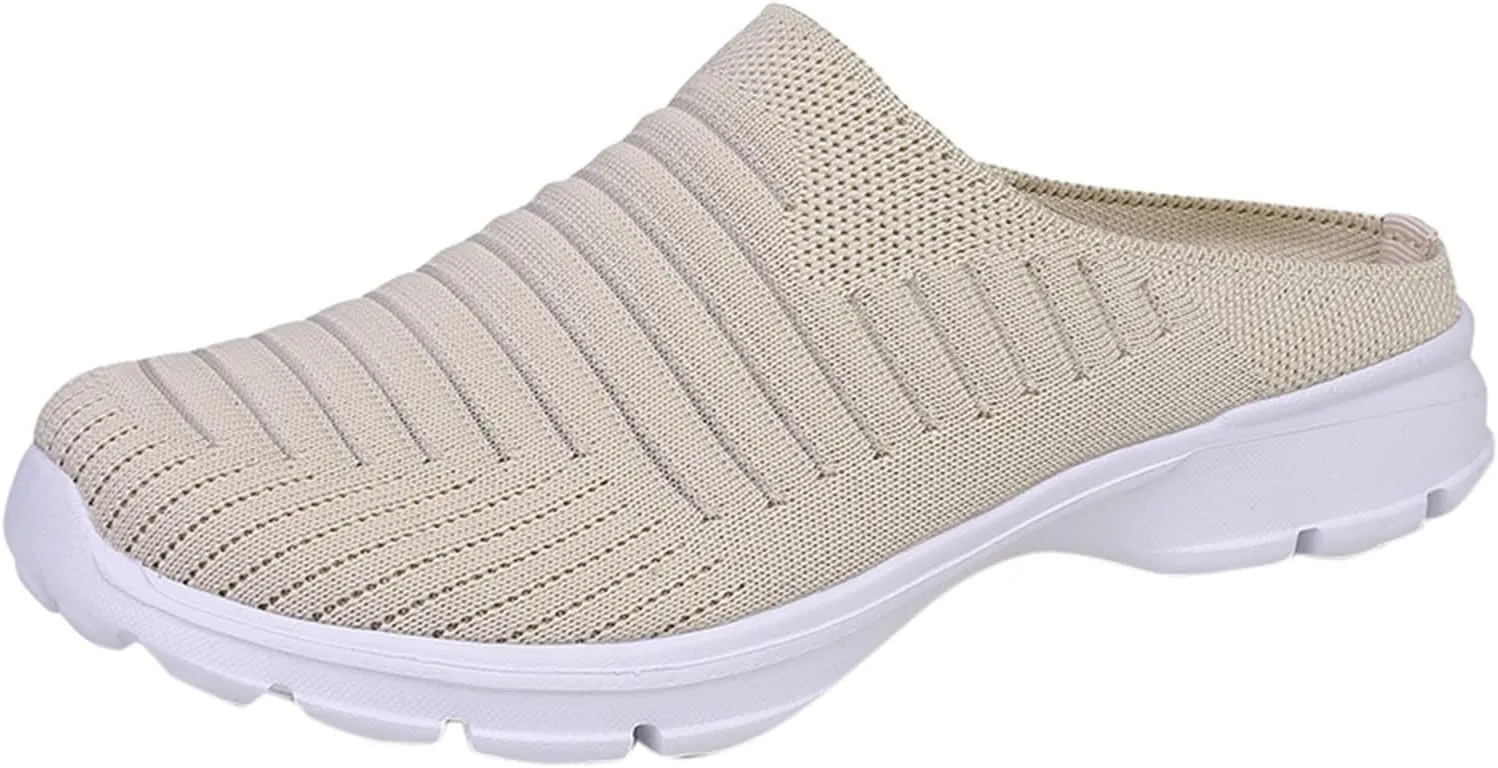 Walking Tennis Shoes for Women Breathable Knitted Mesh Non Slip Sneakers Fashion Couple Matching Walking Shoes