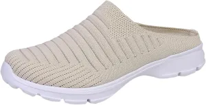 Walking Tennis Shoes for Women Breathable Knitted Mesh Non Slip Sneakers Fashion Couple Matching Walking Shoes