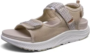 WateLves Womens Orthopedic Walking Sandals Summer Casual Outdoor Hiking Water Platform Sandals with Adjustable Strap Comfortable Plantar Fasciitis Arch Support