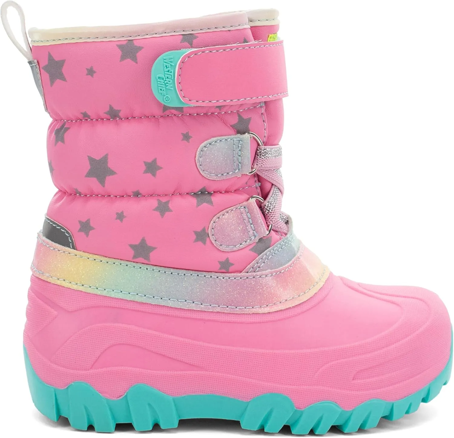 Western Chief Kids Ascend Faux Fur Cold Weather Boots – Waterproof Winter Boots for Girls & Boys – Warm, Cozy & Reflective for Snow Adventures