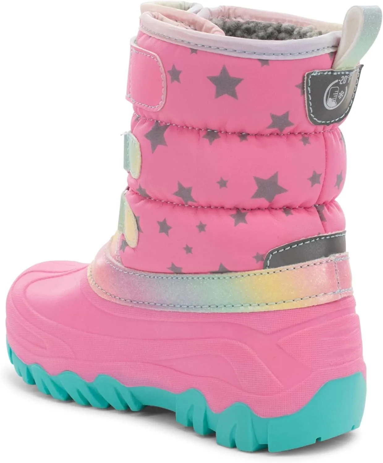 Western Chief Kids Ascend Faux Fur Cold Weather Boots – Waterproof Winter Boots for Girls & Boys – Warm, Cozy & Reflective for Snow Adventures