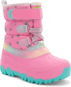 Western Chief Kids Ascend Faux Fur Cold Weather Boots – Waterproof Winter Boots for Girls & Boys – Warm, Cozy & Reflective for Snow Adventures