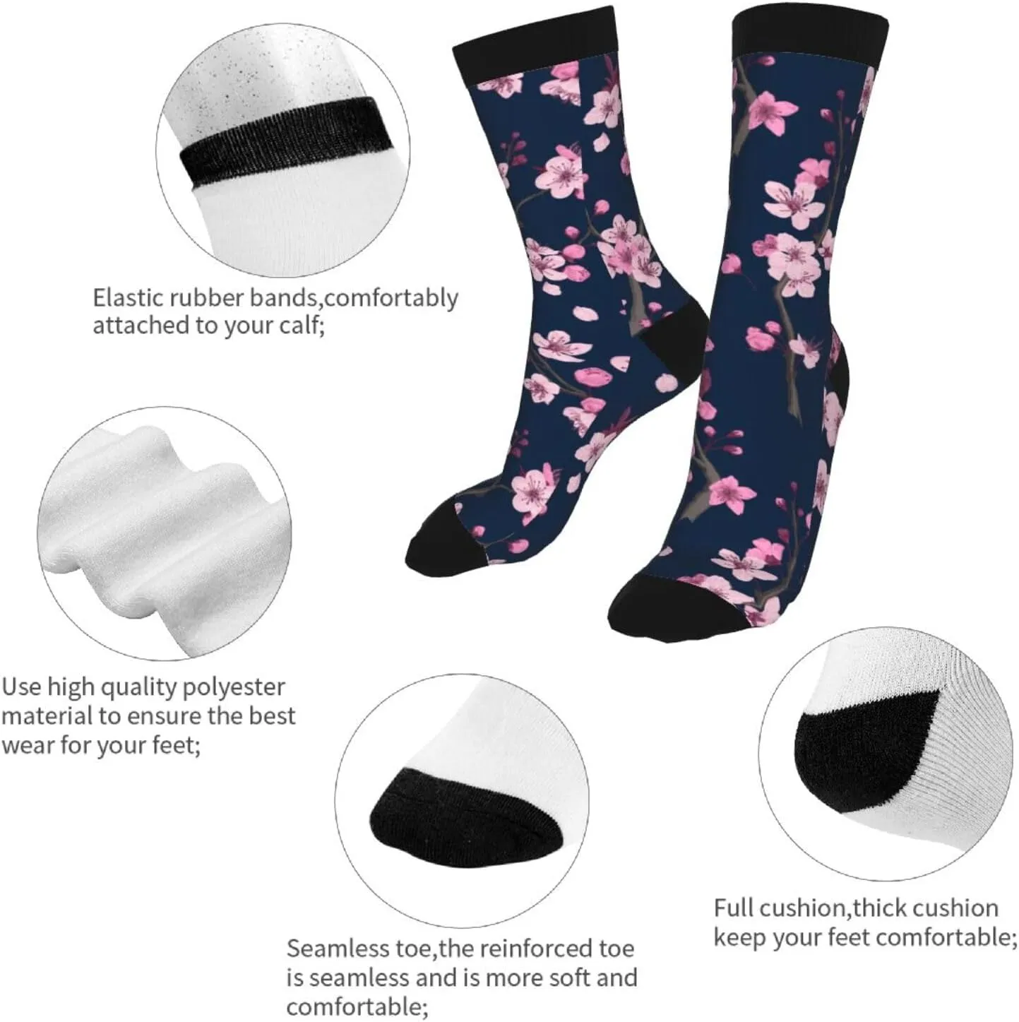 White Black Grey Gooses Casual Unisex Novelty Fun Crew Socks Fashion Comfortable Men And Women Crazy Dress Socks