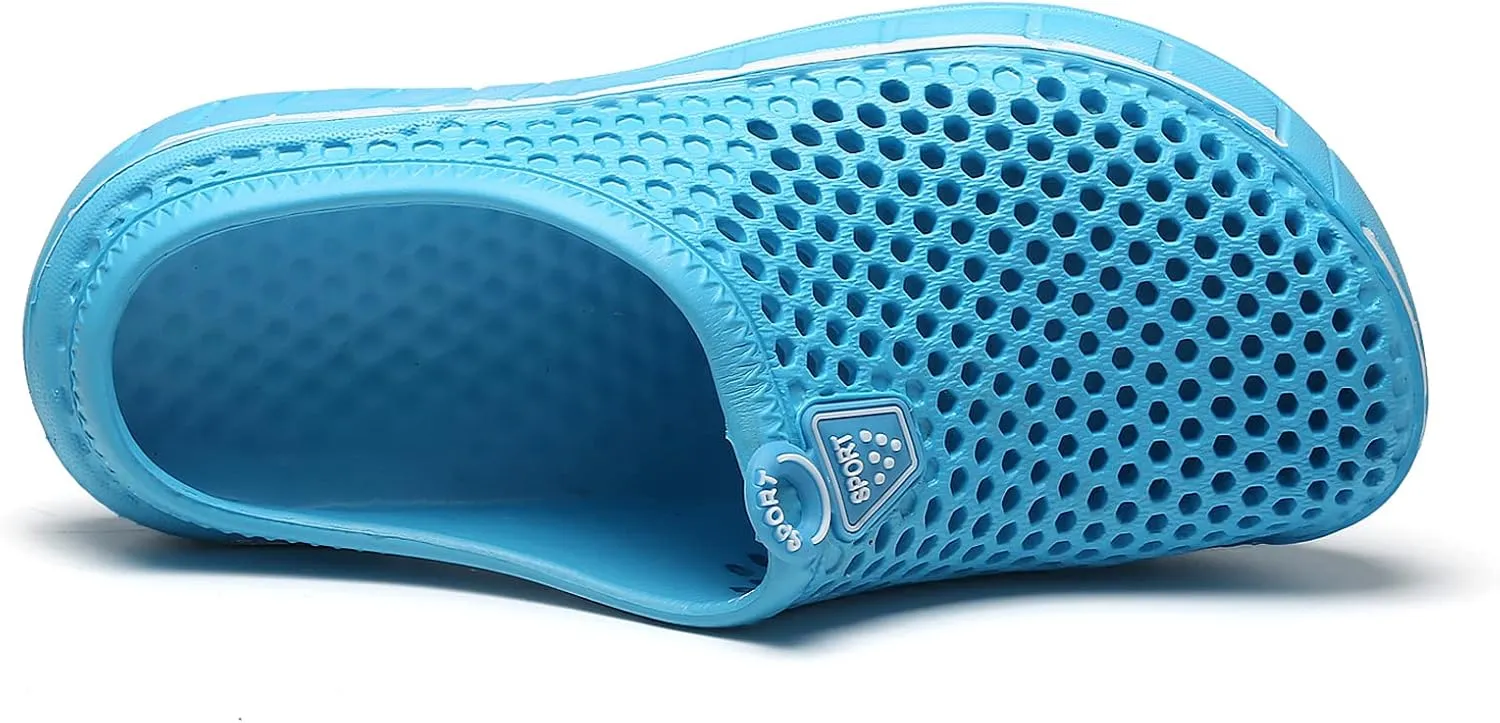 Women Garden Clogs Shoes Unisex Mesh Breathable Slippers Lightweight Summer Beach Sandals Walking Shoes