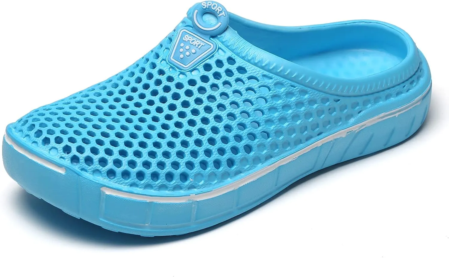 Women Garden Clogs Shoes Unisex Mesh Breathable Slippers Lightweight Summer Beach Sandals Walking Shoes