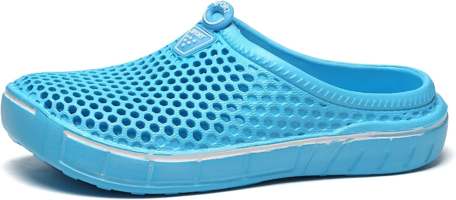Women Garden Clogs Shoes Unisex Mesh Breathable Slippers Lightweight Summer Beach Sandals Walking Shoes