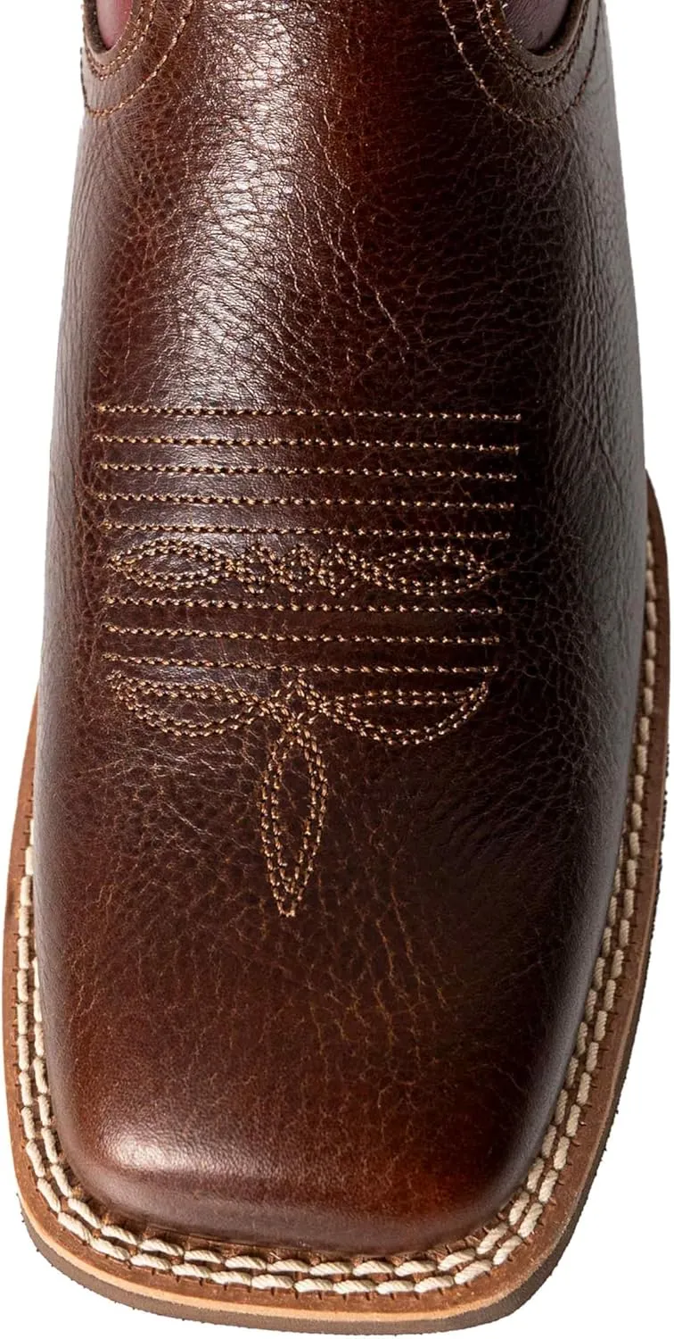 Women Western Boots Hand Painted, Square Toe, Full Grain Cowhide, 4-Layer Composite Sole(PLT203607)