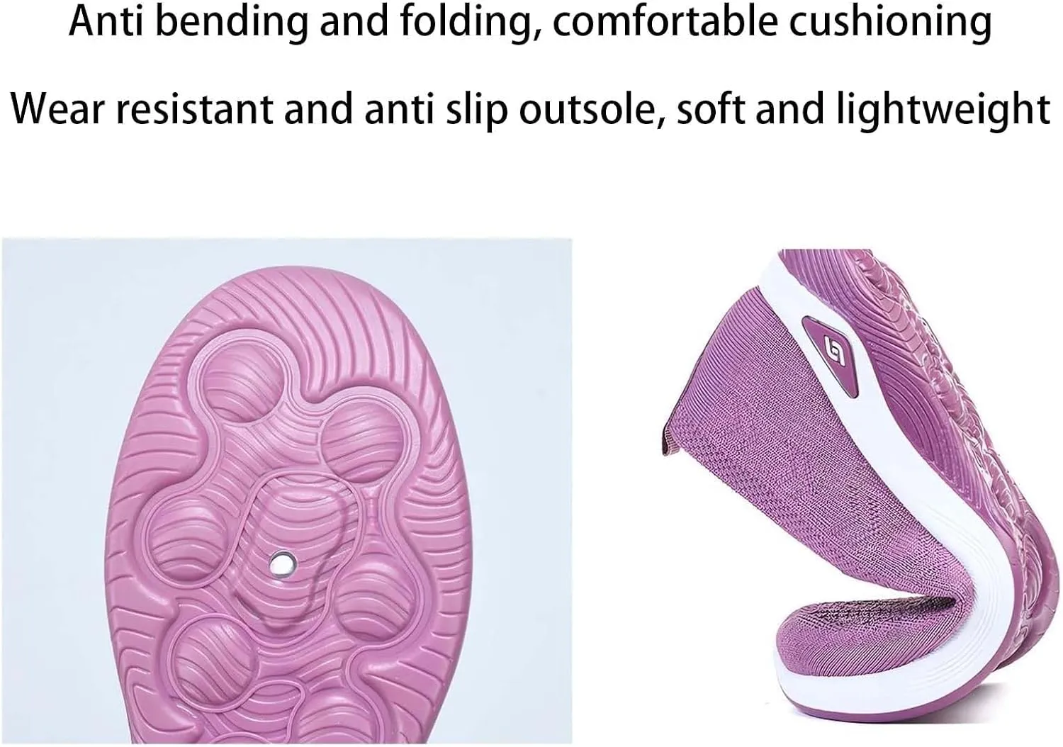 Women's Comfortable Breathable Knitted Sneakers, Cut-Out Woven Orthopedic Sneakers, Slip-On Sneakers for Women
