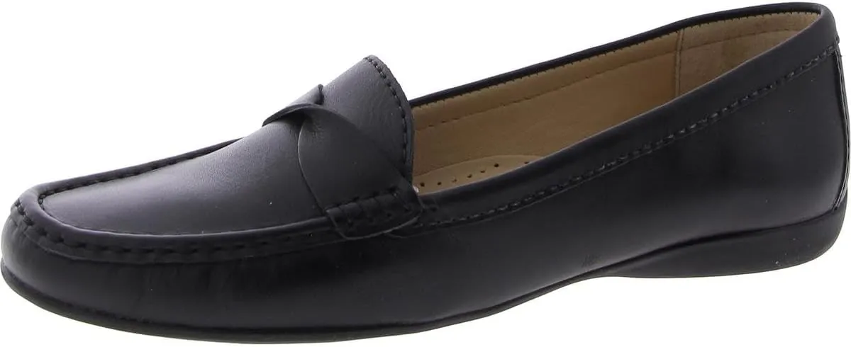 Women's Genuine Leather Casual Comfort Slip on Loafers