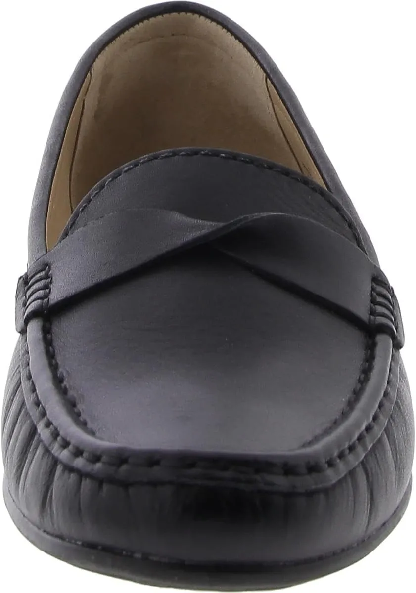 Women's Genuine Leather Casual Comfort Slip on Loafers
