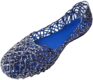 Women's Jelly Sandals Ballet Shoes Slip On Flats Hollow Out Loafers