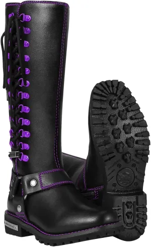 Women's Knee-High Fashion Boots, Comfortable Low Heel Mid Calf Flat Boots for Ladies.