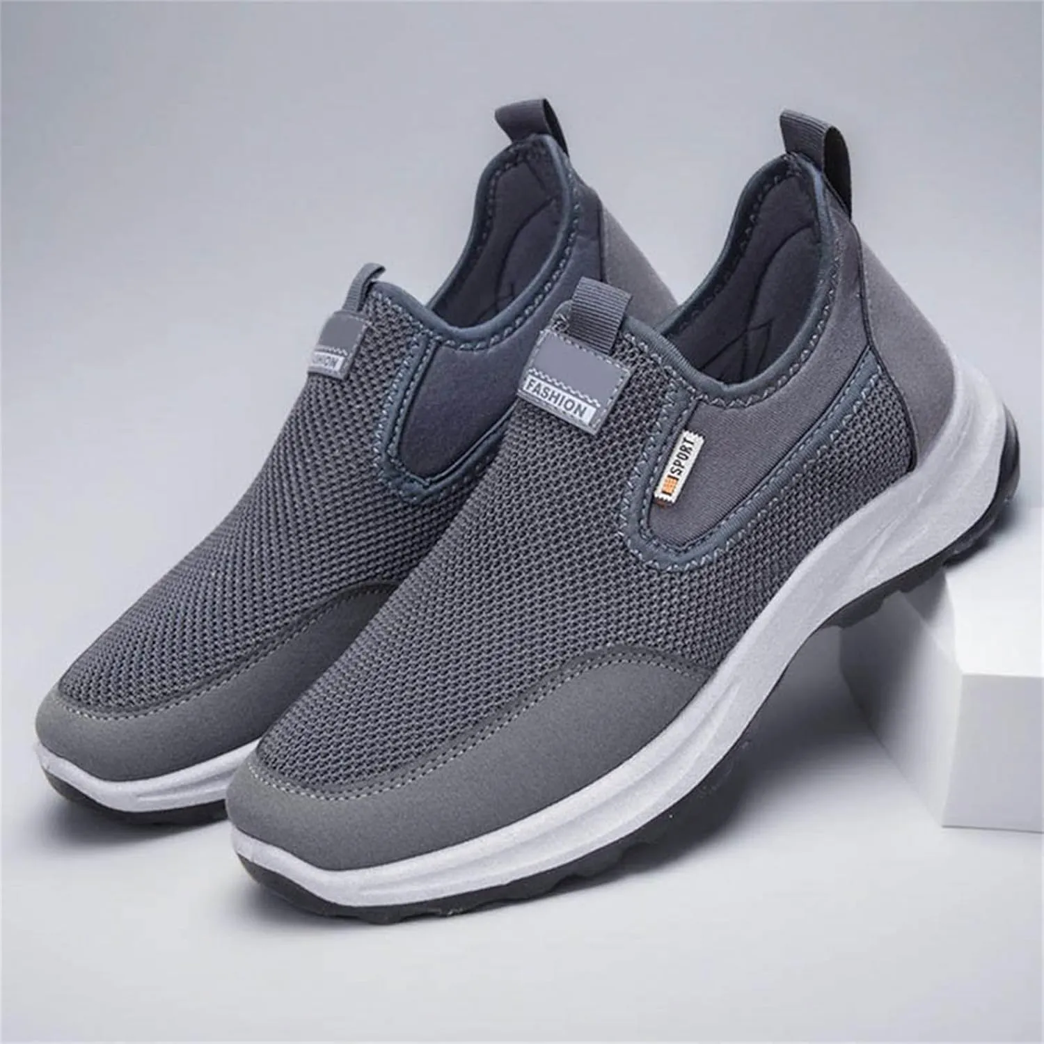 Womens Ladies Walking Shoes Arch Support Non Slip Work Lace up Sneakers Breathable Comfort Wedge Platform Loafers