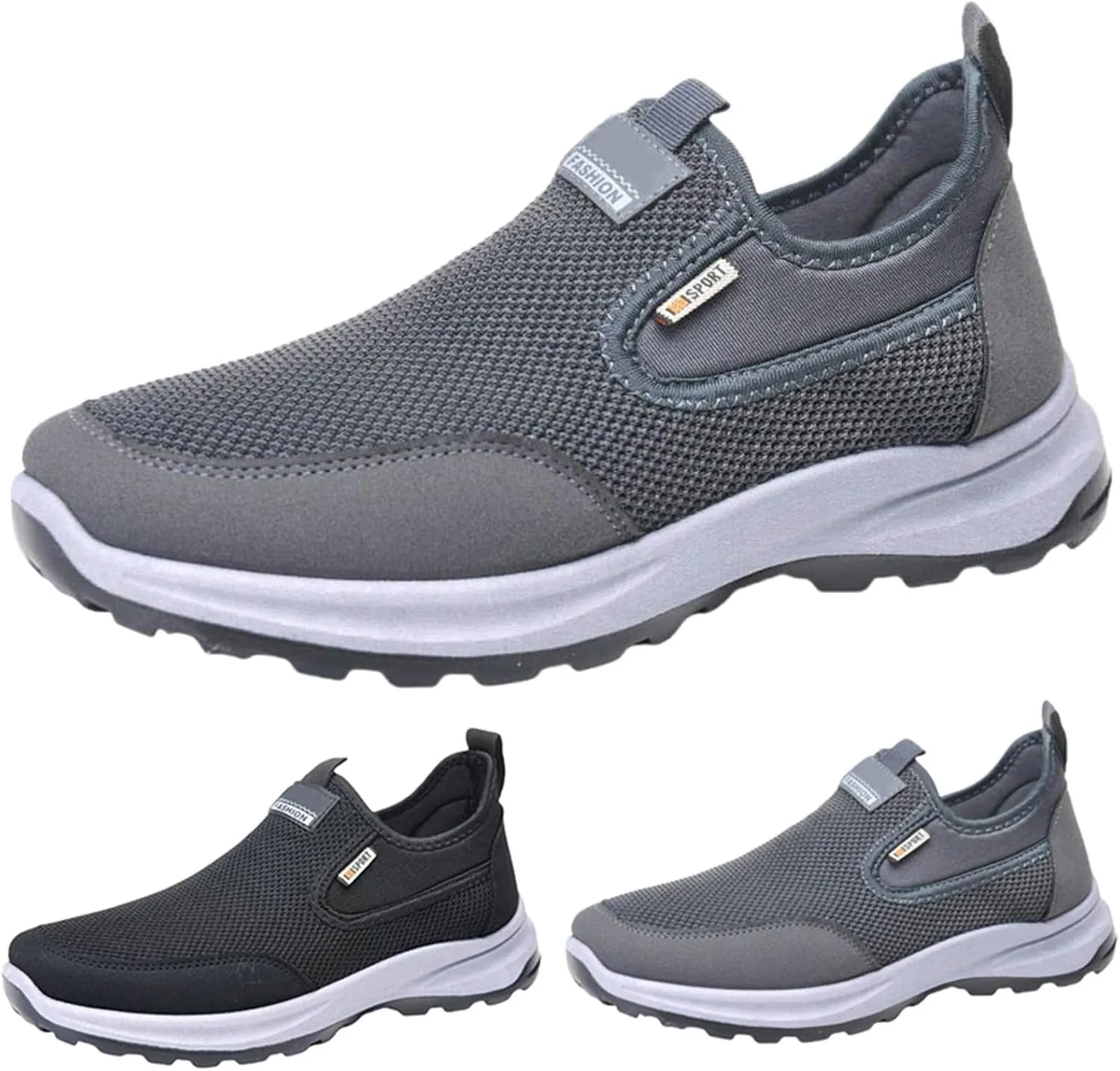 Womens Ladies Walking Shoes Arch Support Non Slip Work Lace up Sneakers Breathable Comfort Wedge Platform Loafers