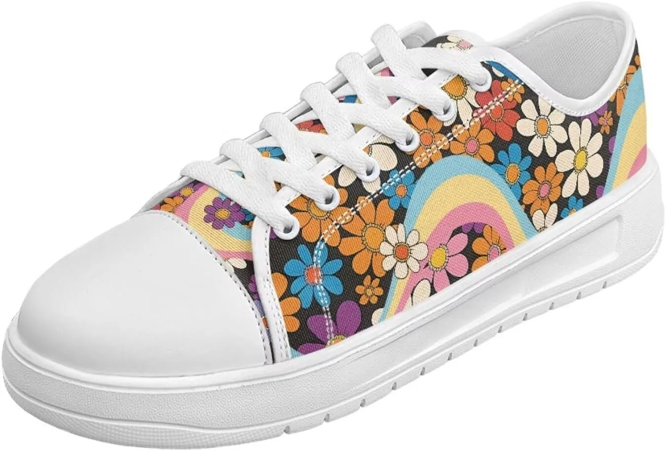 Womens Loafers Shoes Casual Slip-On Canvas Shoes Breathable Sneakers for Women Low Top Sneakers 5.5-13.5