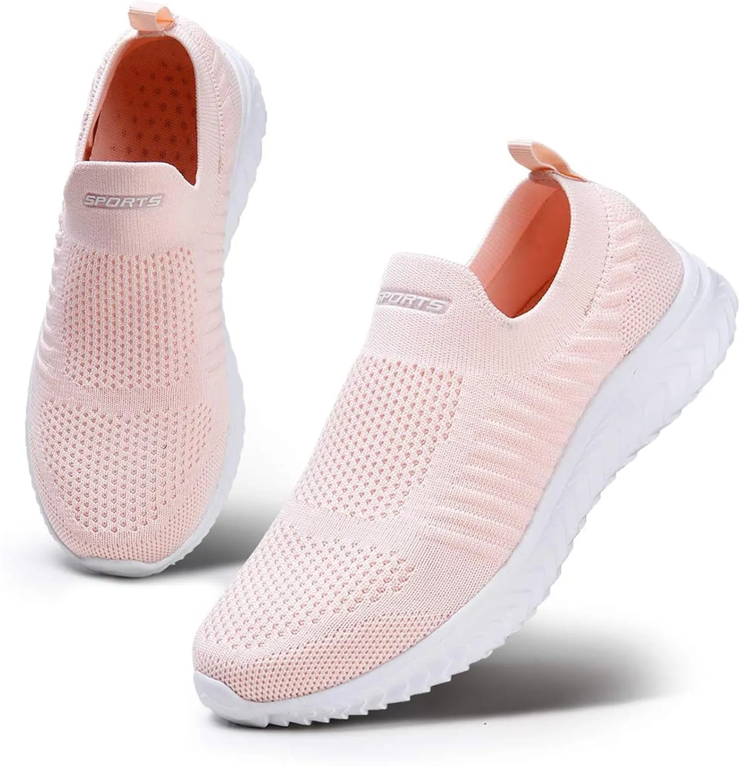 Womens Orthopedic Slip On Casual Shoes Walking Sneakers with Arch Support Comfortable Loafers Plantar Fasciitis Relief Foot Pain Diabetic Feet