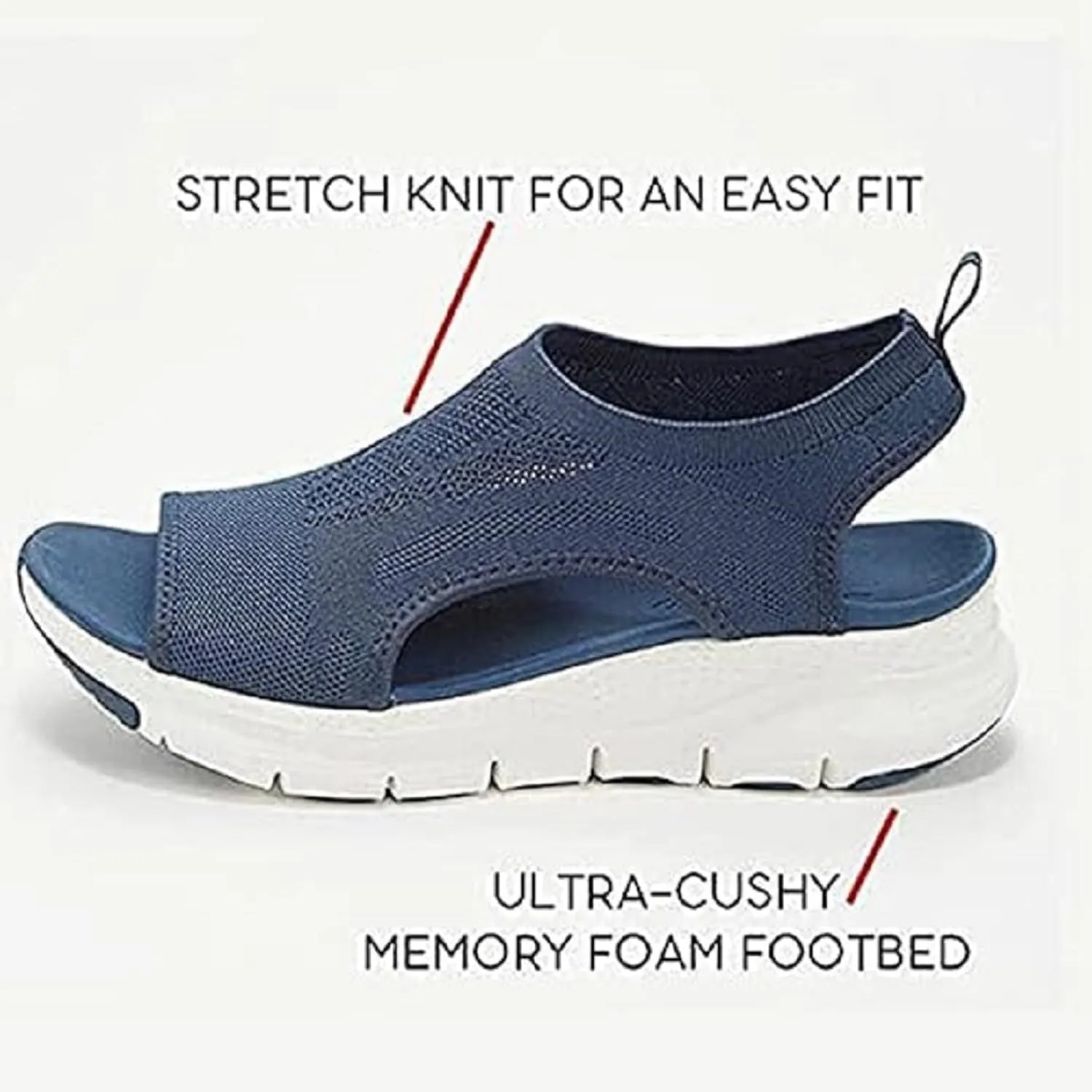 Women's orthoptic lightweight breathable mesh sporty sandals Slippers with Arch Support Orthopedic Sandals for Women Walking sandals for plantar fasciitis for women
