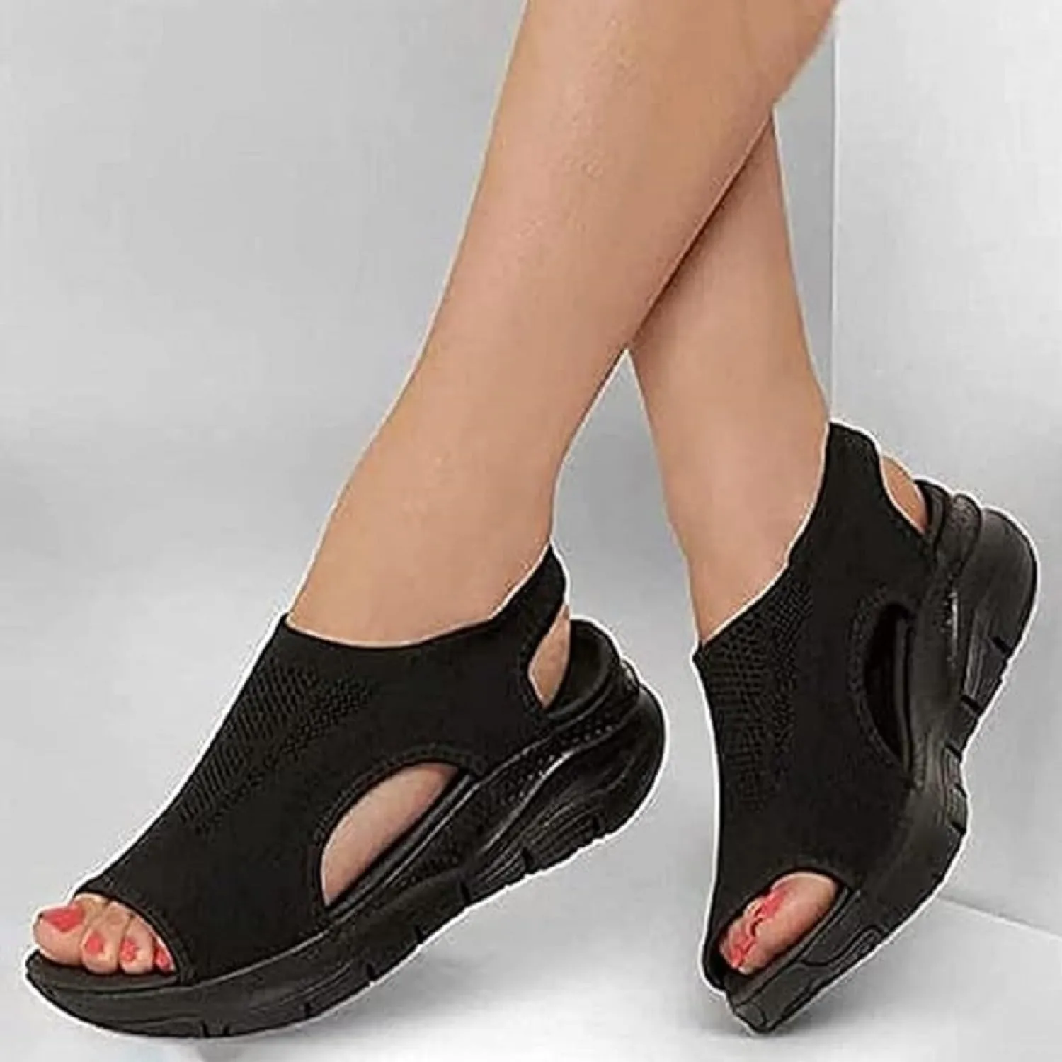 Women's orthoptic lightweight breathable mesh sporty sandals Slippers with Arch Support Orthopedic Sandals for Women Walking sandals for plantar fasciitis for women
