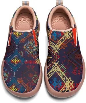 Women's Painted Loafers Slip-On Walking Travel Shoes Ladies Floral Art Sneakers