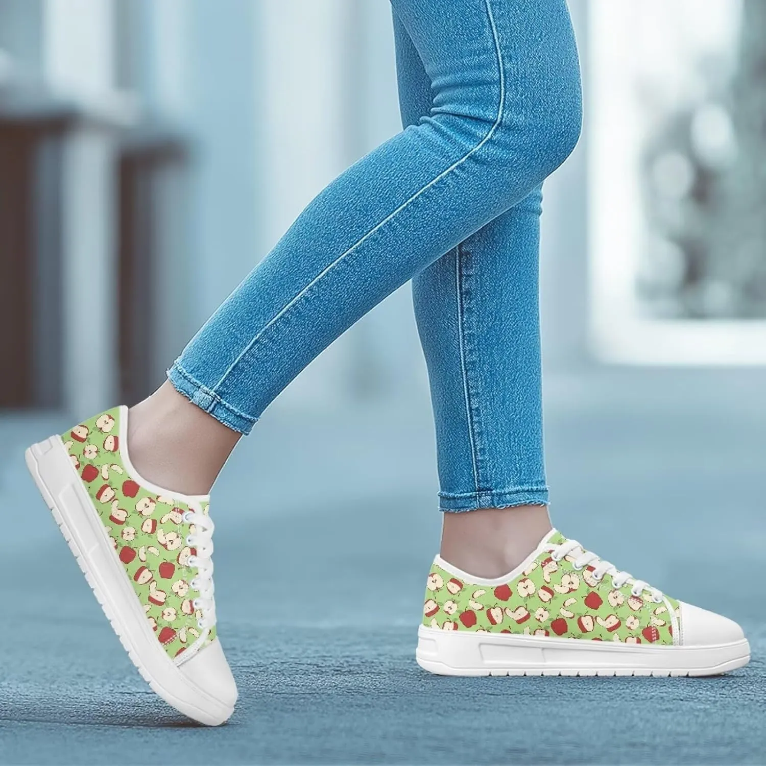 Women’s Slip on Canvas Shoes Classic Arch Support Sneakers Loafers Shoes Casual Fashion Low-Top Slip Ons US 5.5-13.5