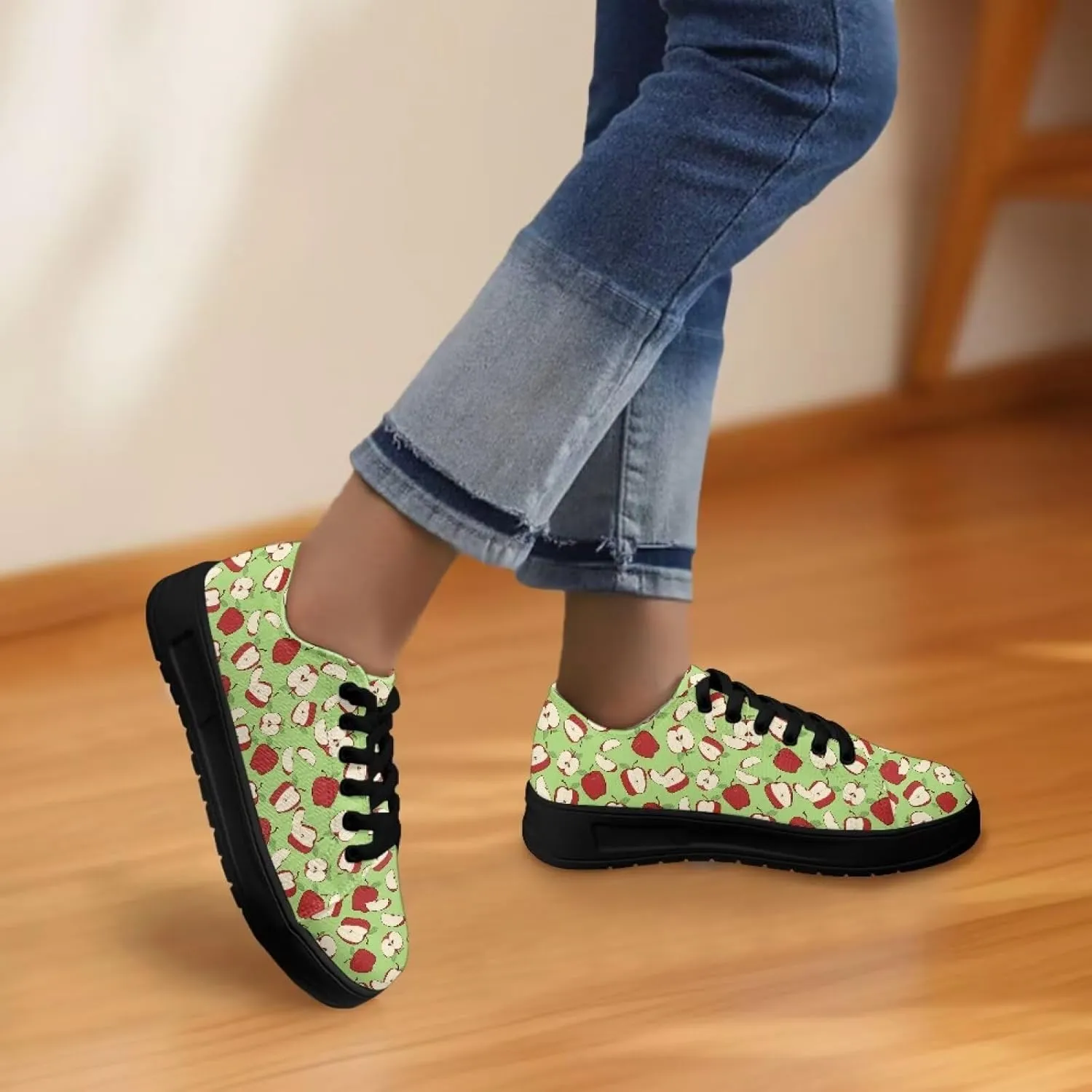 Women's Slip On Canvas Tennis Shoes Low Top Fashion Sneakers Casual Flats Walking Shoes Comfy Loafers US 5.5-13.5