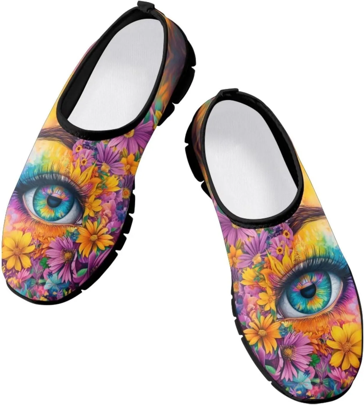 Womens Slip On Shoes Casual Art Painting Walking Shoes for Women