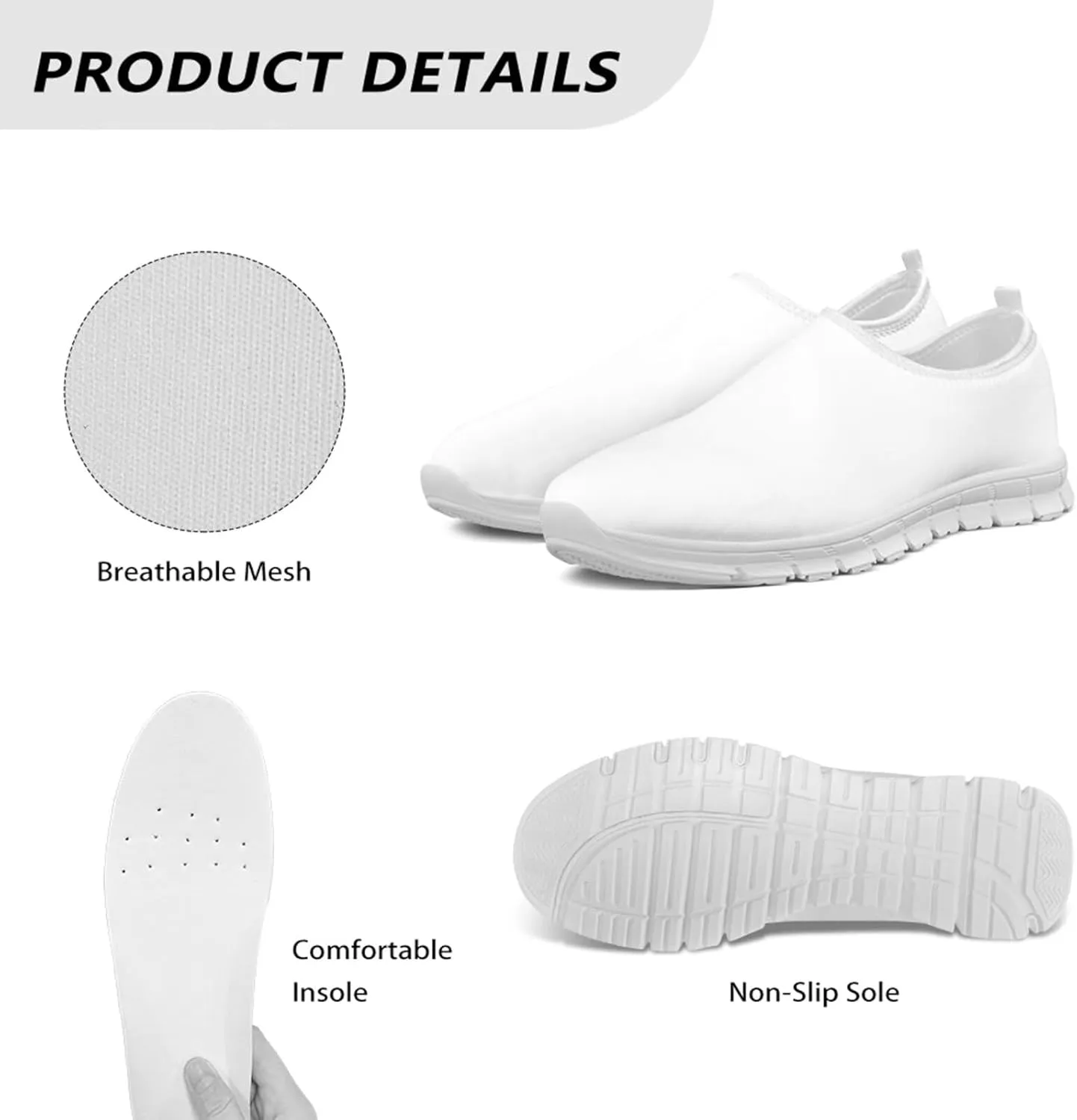 Womens Slip On Shoes Casual Art Painting Walking Shoes for Women