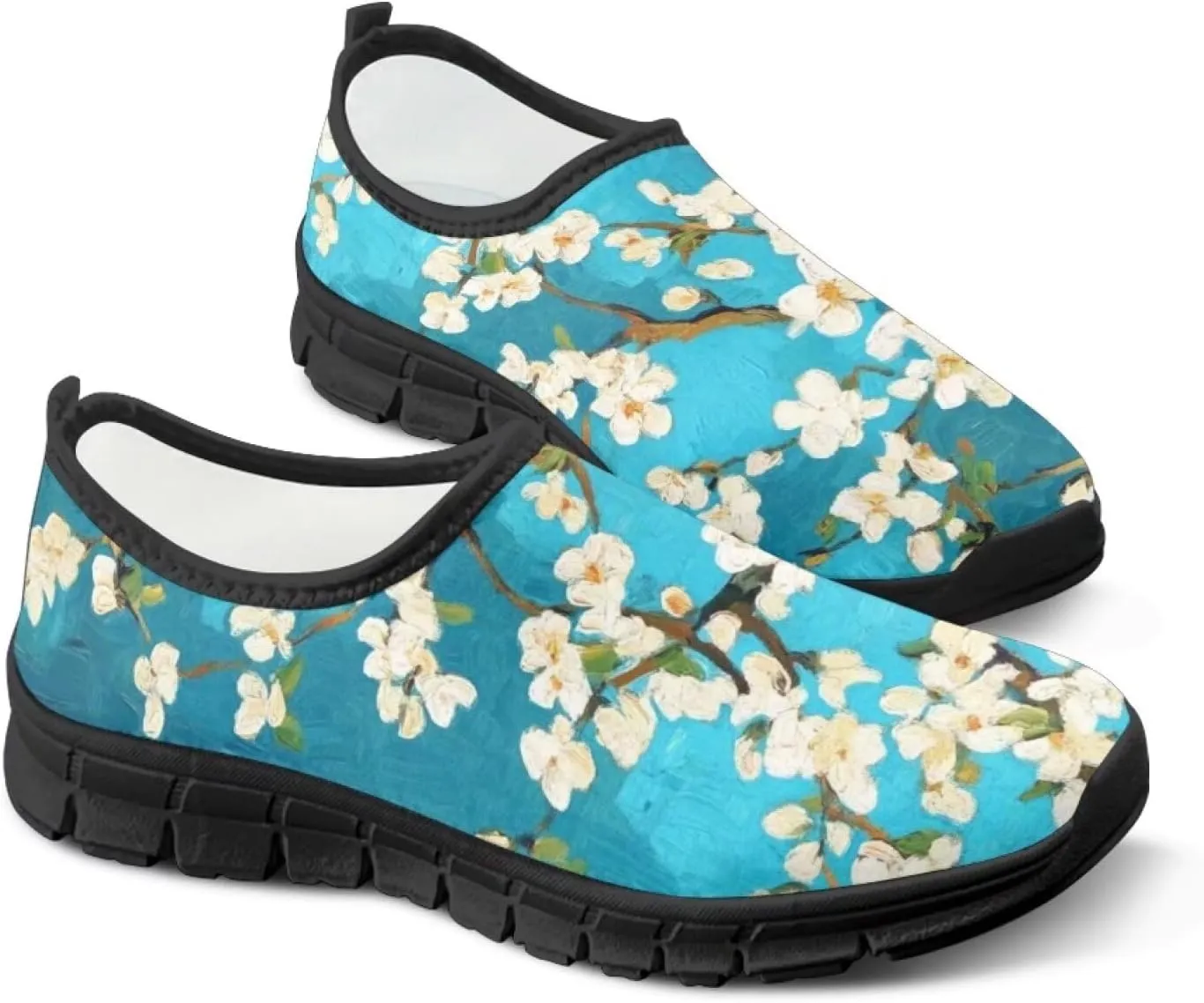 Womens Slip On Shoes Casual Art Painting Walking Shoes for Women