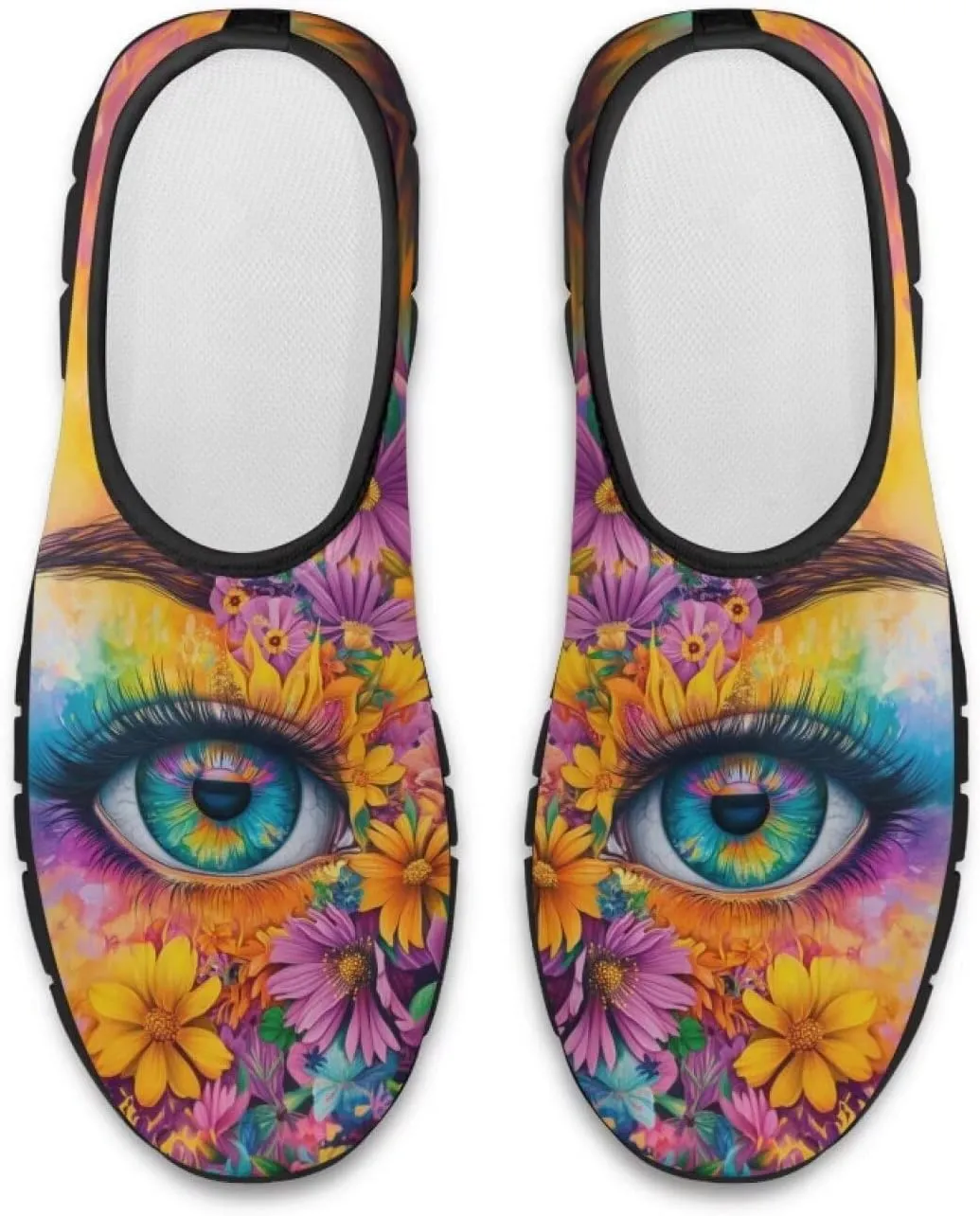 Womens Slip On Shoes Casual Art Painting Walking Shoes for Women