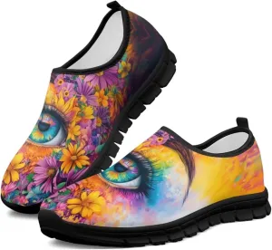 Womens Slip On Shoes Casual Art Painting Walking Shoes for Women