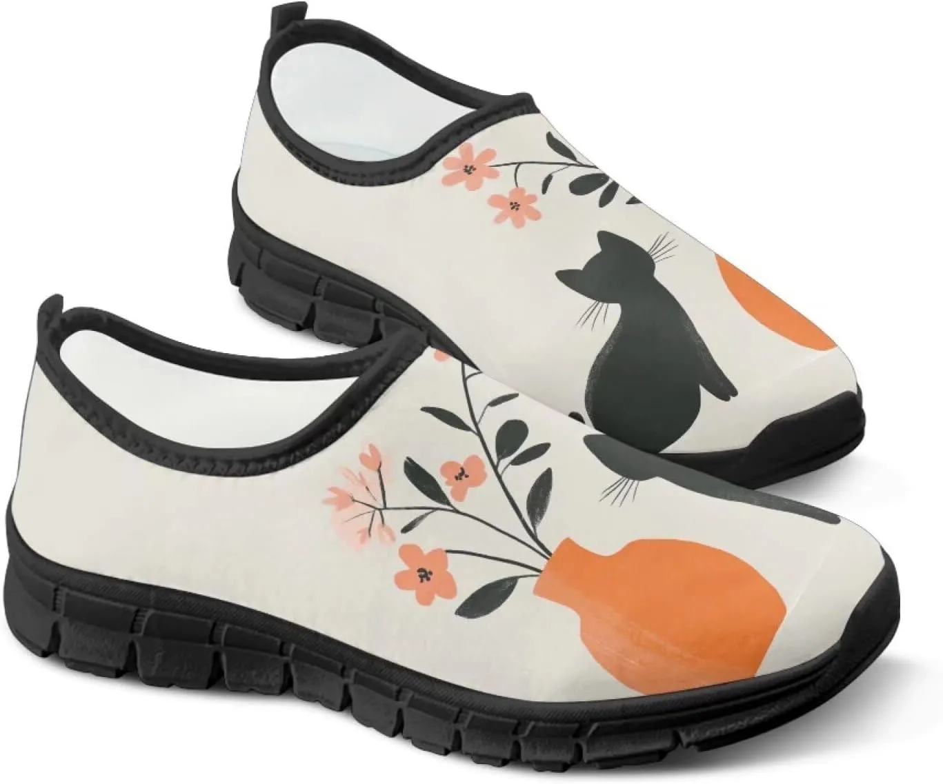 Womens Slip On Shoes Casual Art Painting Walking Shoes for Women