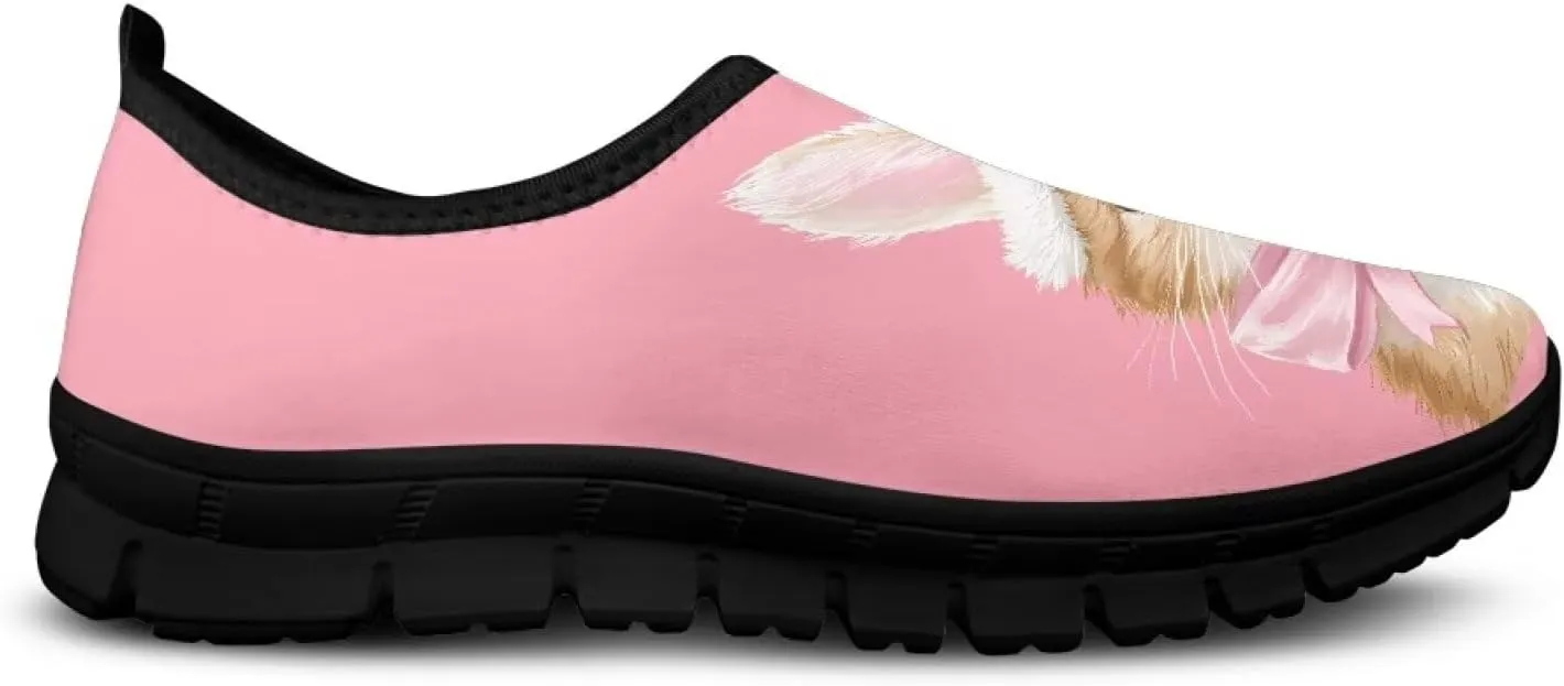Womens Slip On Shoes Casual Travel Shoes Breathable Lightweight Work Shoes