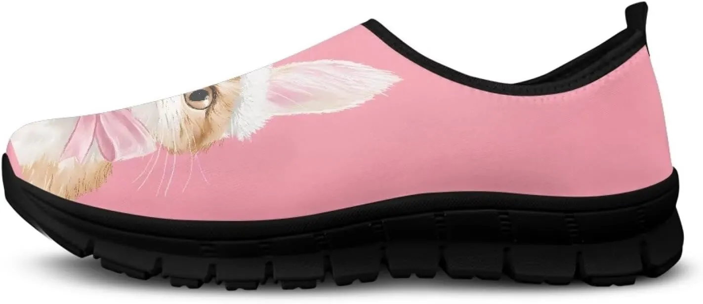 Womens Slip On Shoes Casual Travel Shoes Breathable Lightweight Work Shoes