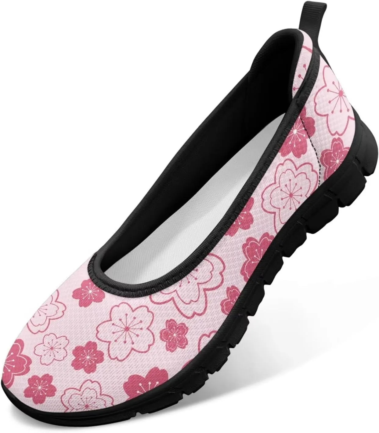 Women's Slip on Shoes Printed Lightweight Walking Shoes Stylish Loafers Non Slip Shoes Low-top Casual Shoes SizeUS 6-11