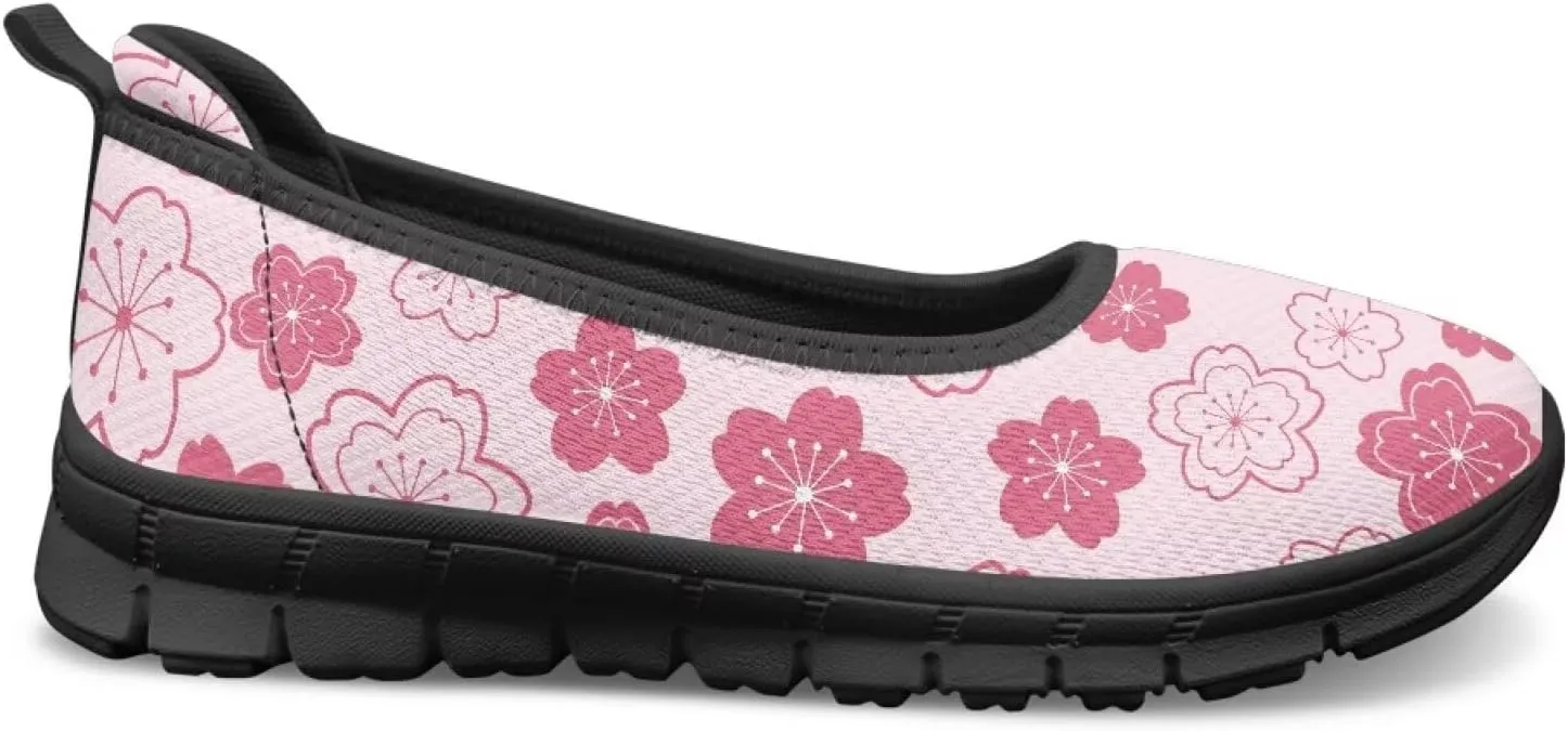 Women's Slip on Shoes Printed Lightweight Walking Shoes Stylish Loafers Non Slip Shoes Low-top Casual Shoes SizeUS 6-11
