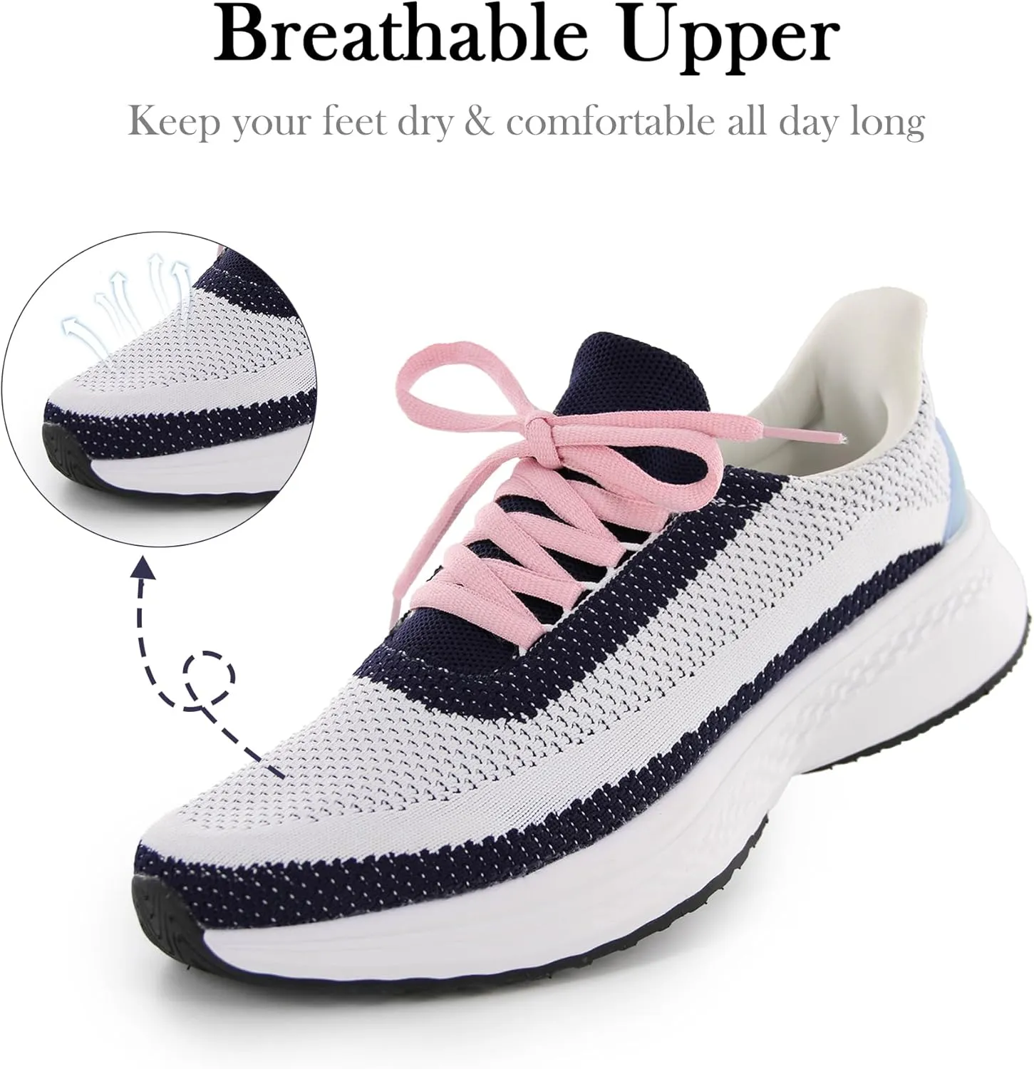 Womens Slip on Walking Shoes Hands Free Matriana Lightweight Breathable Comfort Tennis Gym Running Sneakers for Women