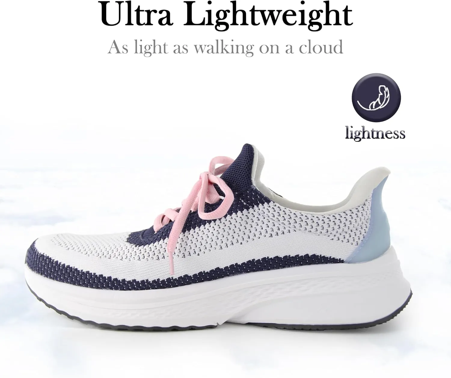 Womens Slip on Walking Shoes Hands Free Matriana Lightweight Breathable Comfort Tennis Gym Running Sneakers for Women