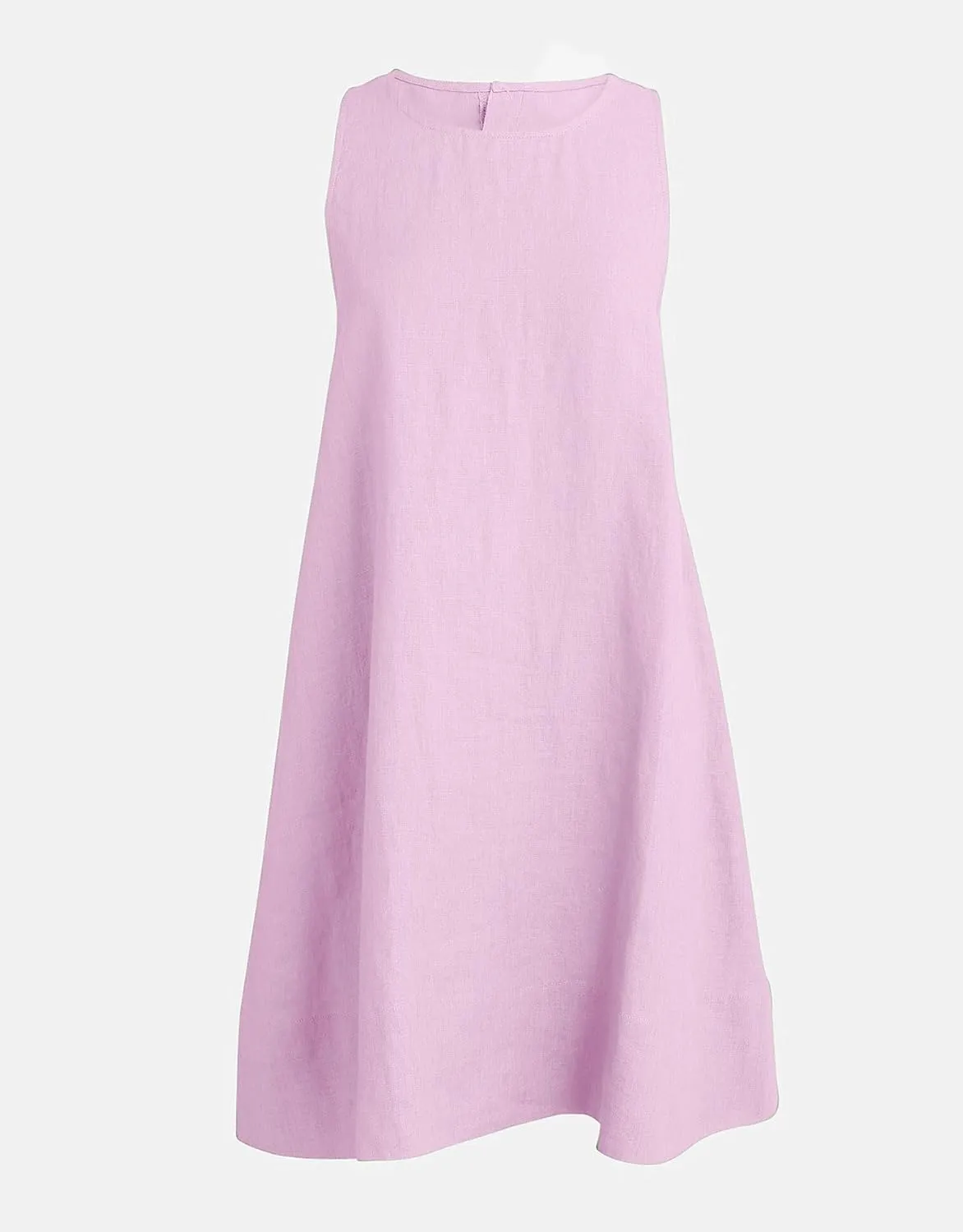 Womens Summer Tank Dress Casual Sleeveless Tunic Shift Linen Dress Smocked Sundresses