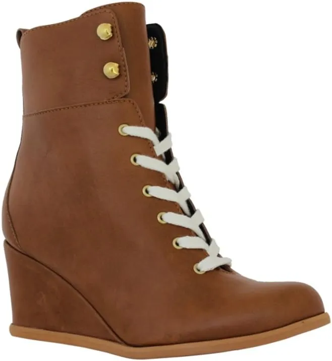 Women's Vegan Posh Wedge Boots
