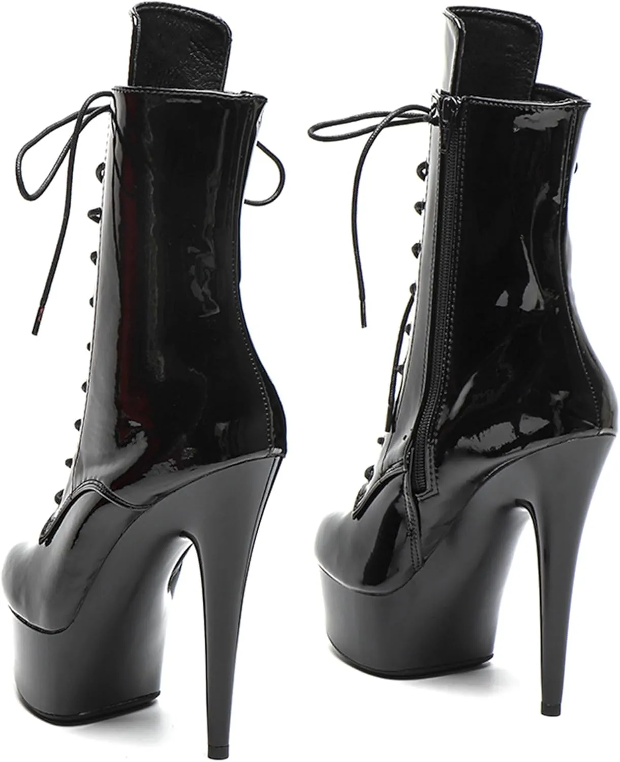 WUXIN H&P 6 in Pole Dance Boot Shoes For Women,6 in Exotic Stiletto Pole Dance Boot Shoes Platform,6 in Stiletto Platform Pole Dancing Shoes Ankle Boots Heels