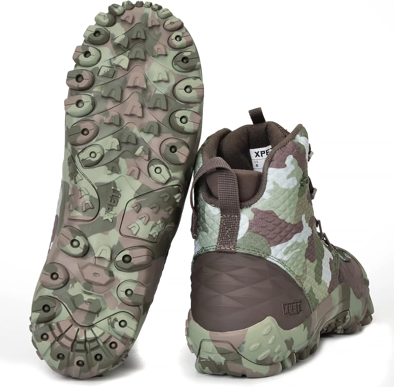 XPETI Men’s Bravo Leather Waterproof Military Tactical Boot