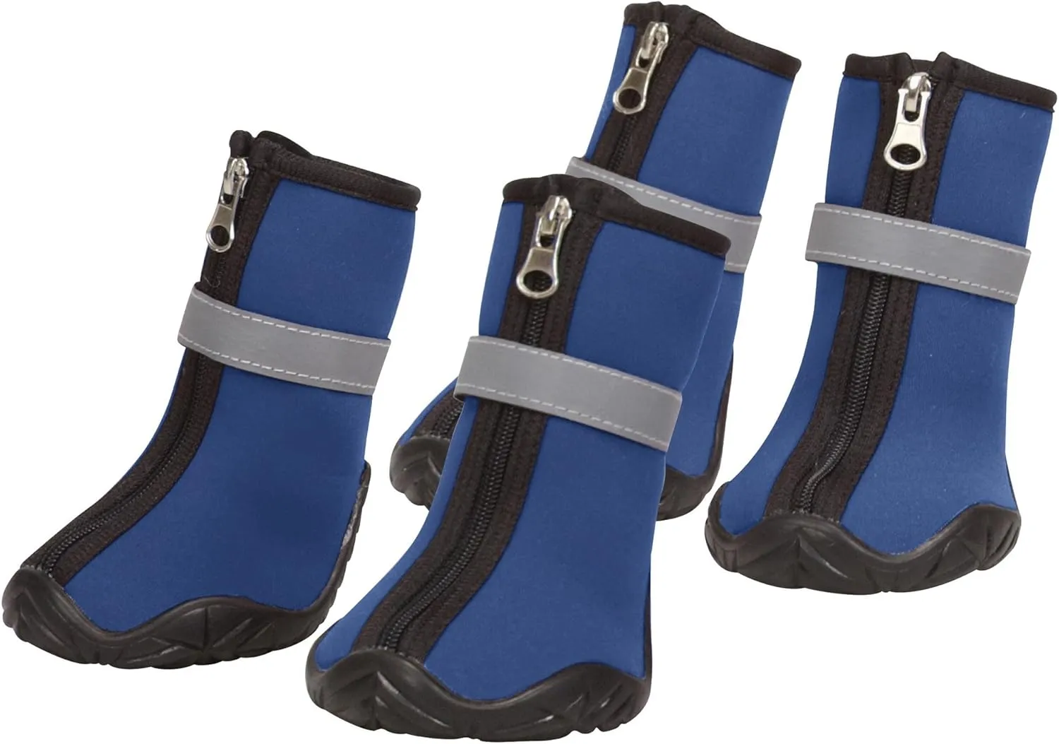 Zack & Zoey ThermaPet Neoprene Boots, Blue, Large
