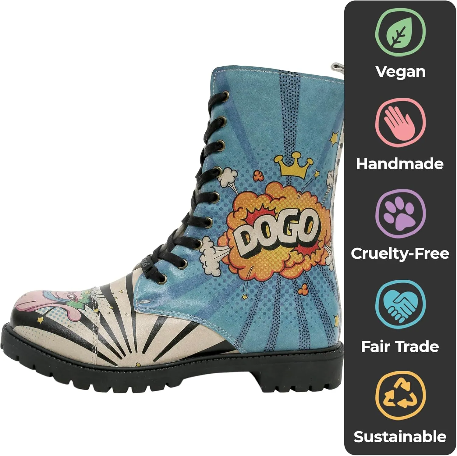 Zipsy Boots for Women - Handmade and Vegan Leather Mid Calf Boots for Women