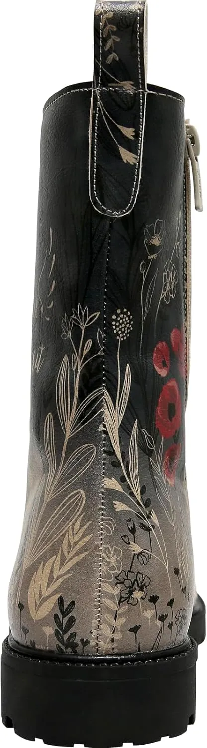 Zipsy Boots for Women - Handmade and Vegan Leather Mid Calf Boots for Women
