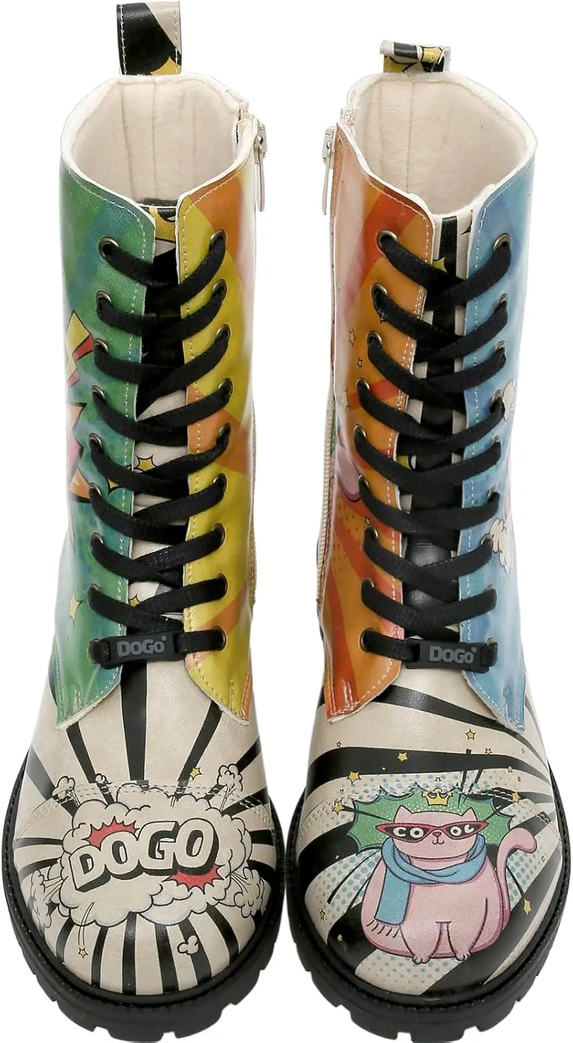 Zipsy Boots for Women - Handmade and Vegan Leather Mid Calf Boots for Women