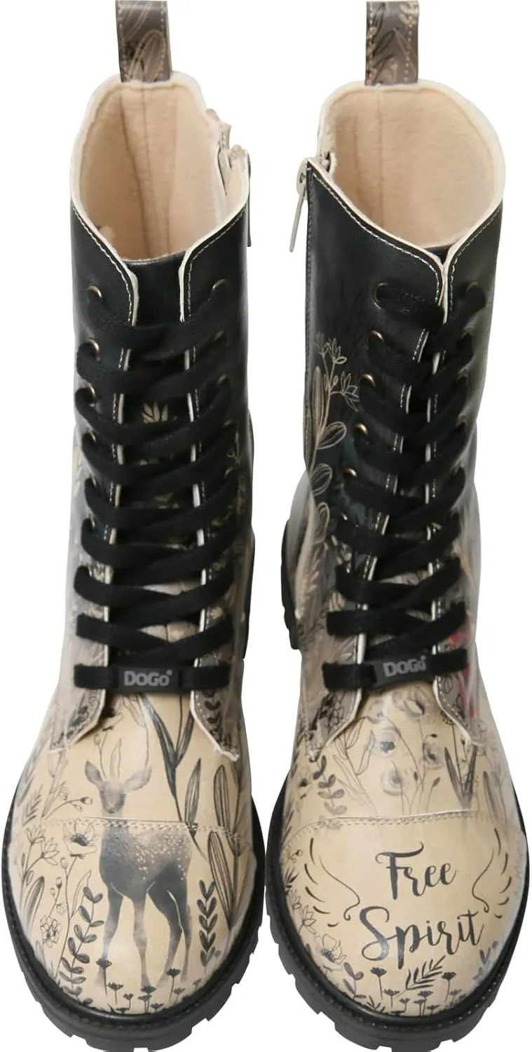 Zipsy Boots for Women - Handmade and Vegan Leather Mid Calf Boots for Women