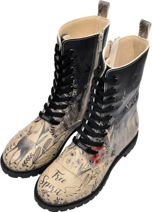 Zipsy Boots for Women - Handmade and Vegan Leather Mid Calf Boots for Women
